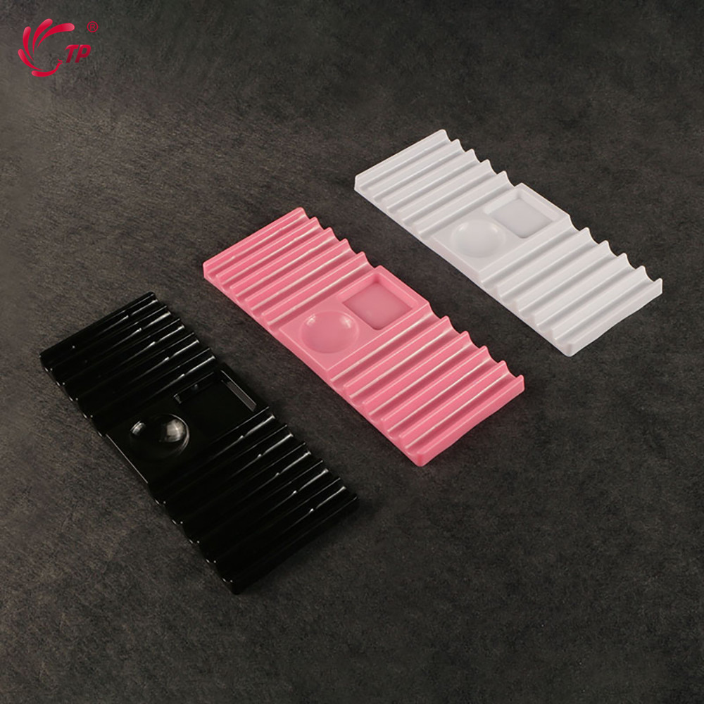 Pen Holder Organizer - TPデュアルフォームホルダー プラスチック製ペンスタンド ネイルアートツール用 ネイルブラシホルダー収納 ネイルエクステンションモールドホルダー収納ラックツール