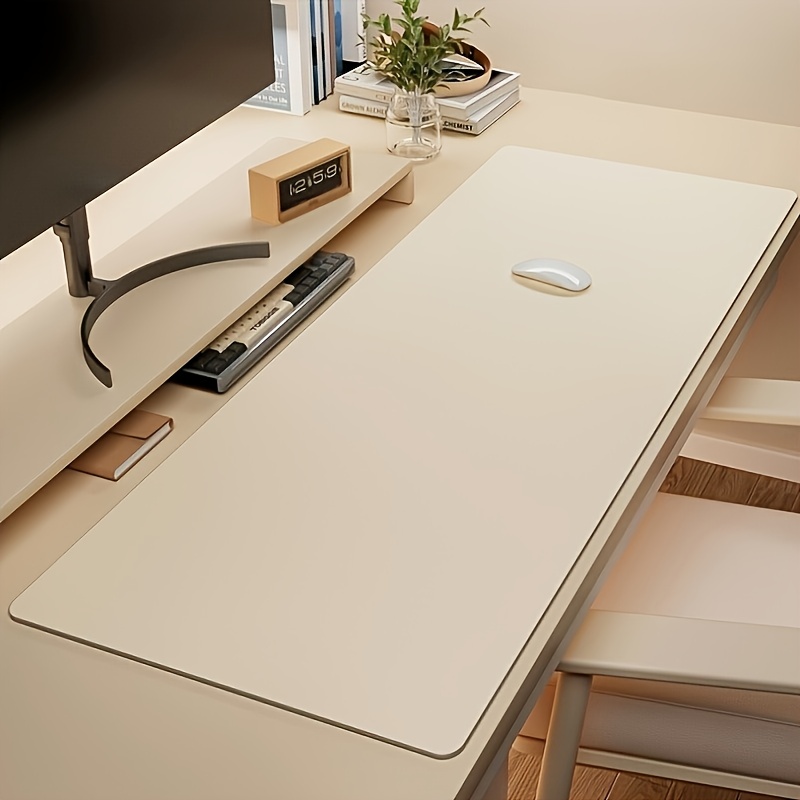 Desk Mat Leather - 1個の大型フェイクレザーマウスパッド、滑り止め防水デスクパッド、オフィス、デスク用、デスク用マウスパッド、お手入れ簡単、マウスパッド
