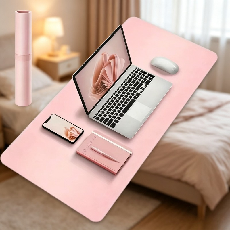 Desk Mat Leather - 防水マウスパッド 大型 オフィスデスクプロテクターマット PUレザー コルク デスクトップキーボードデスクパッド