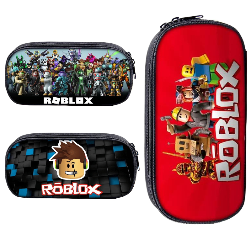 Pen Holder Organizer - Roblox ゲーム大容量文具箱ゲーム漫画周辺文具ペン収納袋ペン鉛筆誕生日ギフト