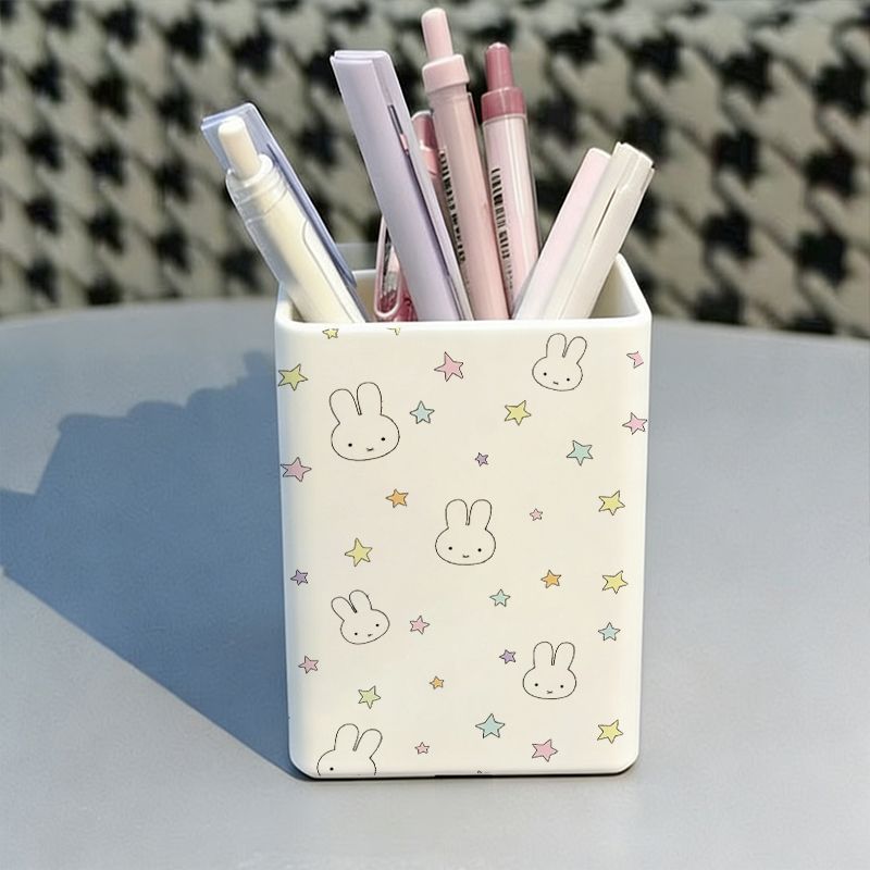 新しいミッフィーウサギデスクトップペンホルダークリエイティブ - Pen Holder Organizer のレビューと価格