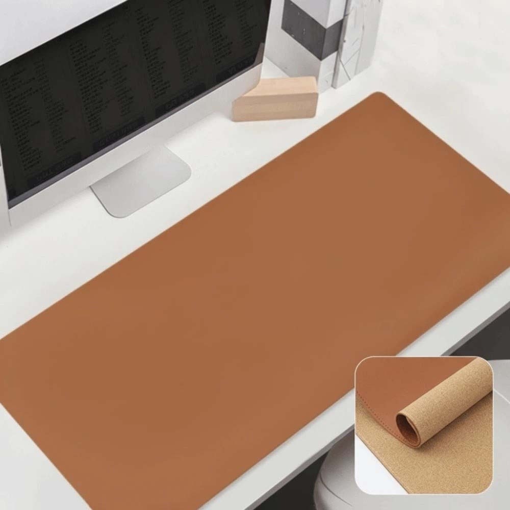 デスクブロッター レザーライティングパッド コルク防水テーブ - Desk Mat Leather のレビューと価格