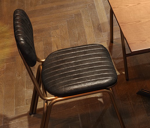 レトロな工業用耐久性のある椅子 - ロフトスタイルのリビング - Home Office Industrial Style のレビューと価格