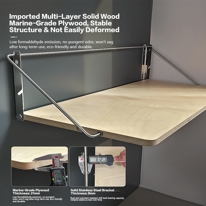 壁掛け式折りたたみデスク輸入マリン合板インダストリアルスタイ - Home Office Industrial Style のレビューと価格