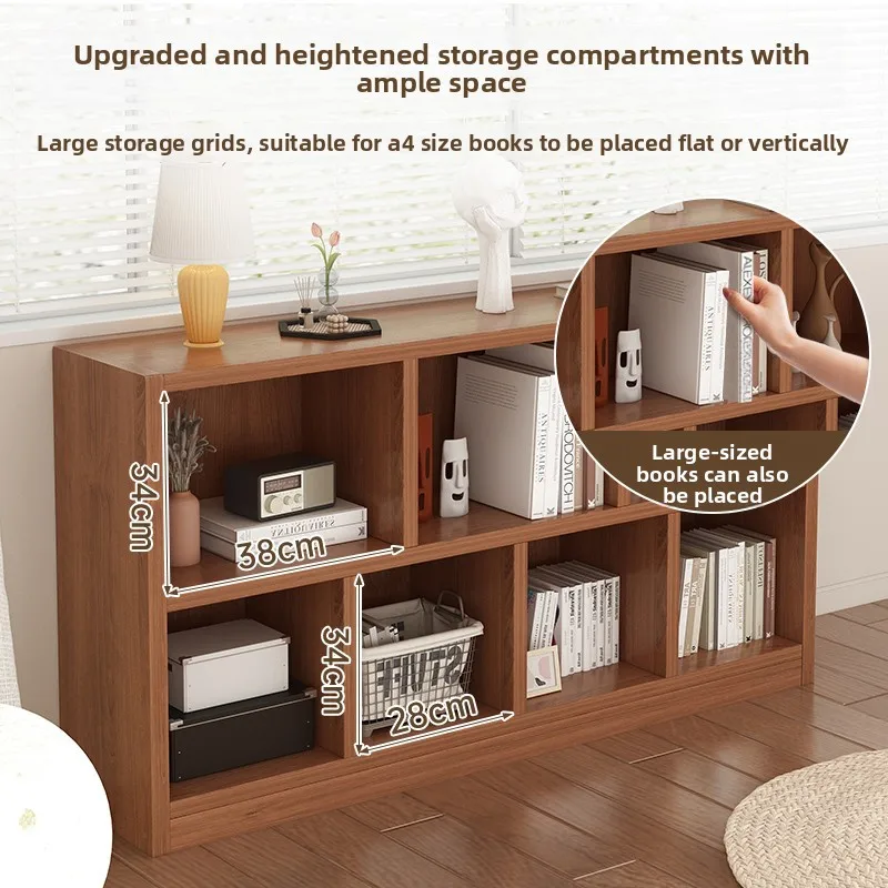 本棚 書棚 フロアシェルフ ホーム リビングルーム スタディ - Bookcase Wood Shelf のレビューと価格
