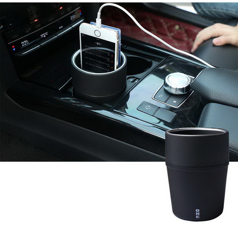 ユニバーサルカーカップホルダー収納ボックス 3-in-1 ス - Pen Holder Organizer のレビューと価格