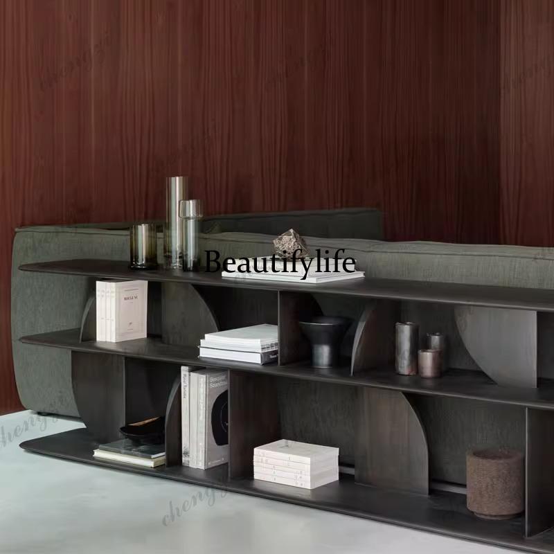 無垢材の本棚、黒の床から天井までの侘び寂び風ボグ棚、北欧風本 - Bookcase Wood Shelf のレビューと価格