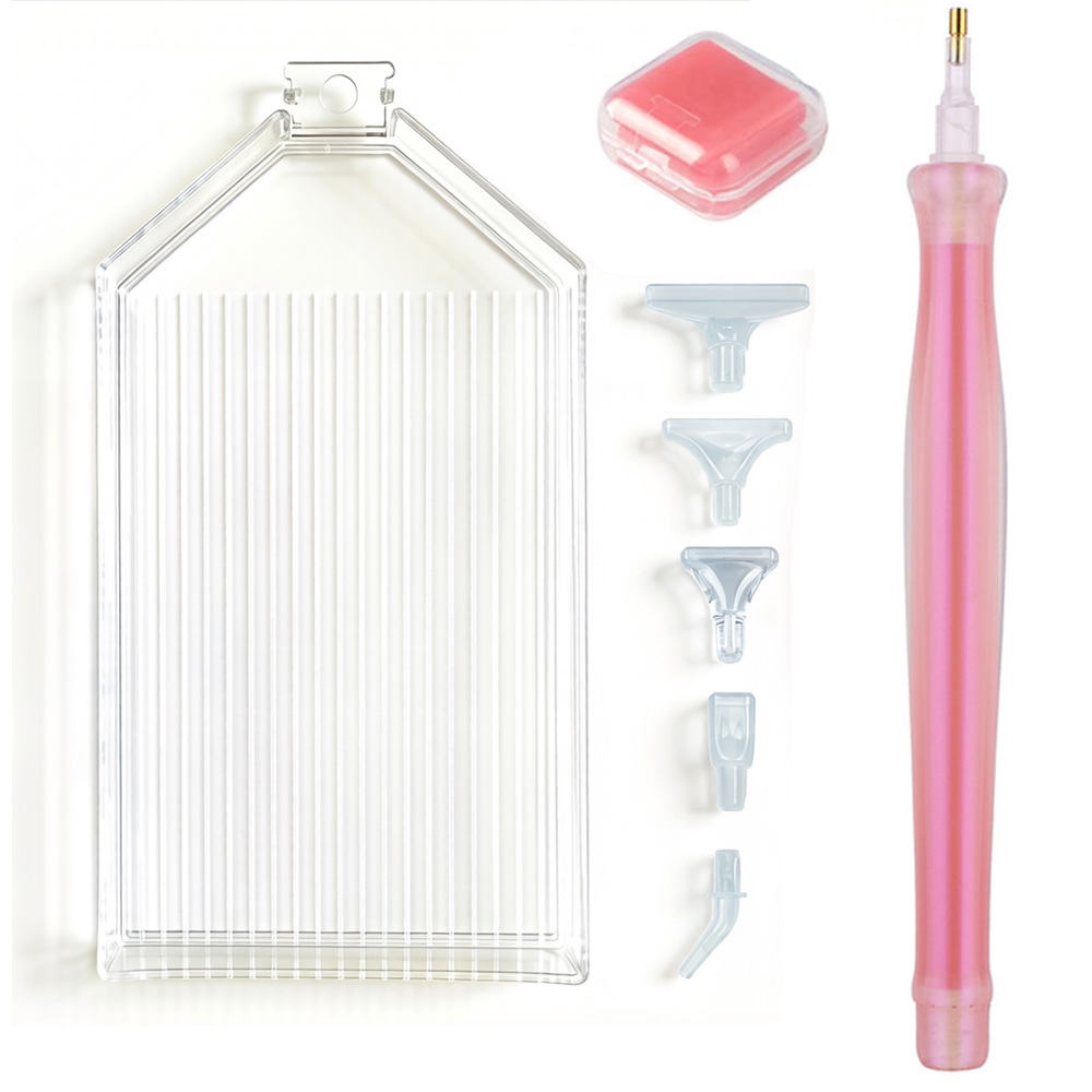 ダイヤモンドペインティングアクセサリーペントレイセット、ネイ - Pen Holder Organizer のレビューと価格