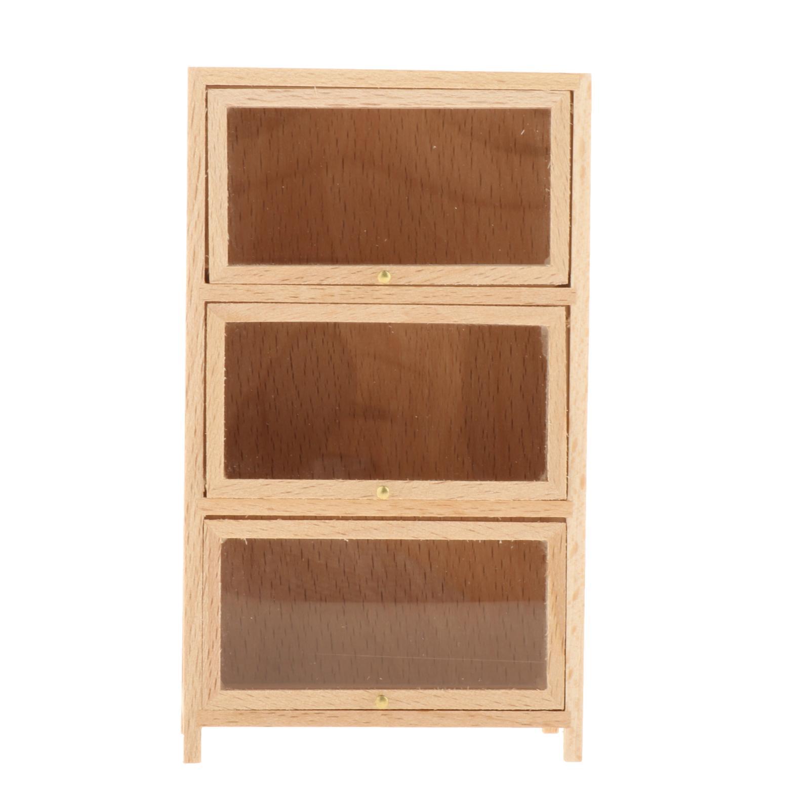 1:12 ドールハウス木製本棚家具 3 階建て本棚手作りディ - Bookcase Wood Shelf のレビューと価格