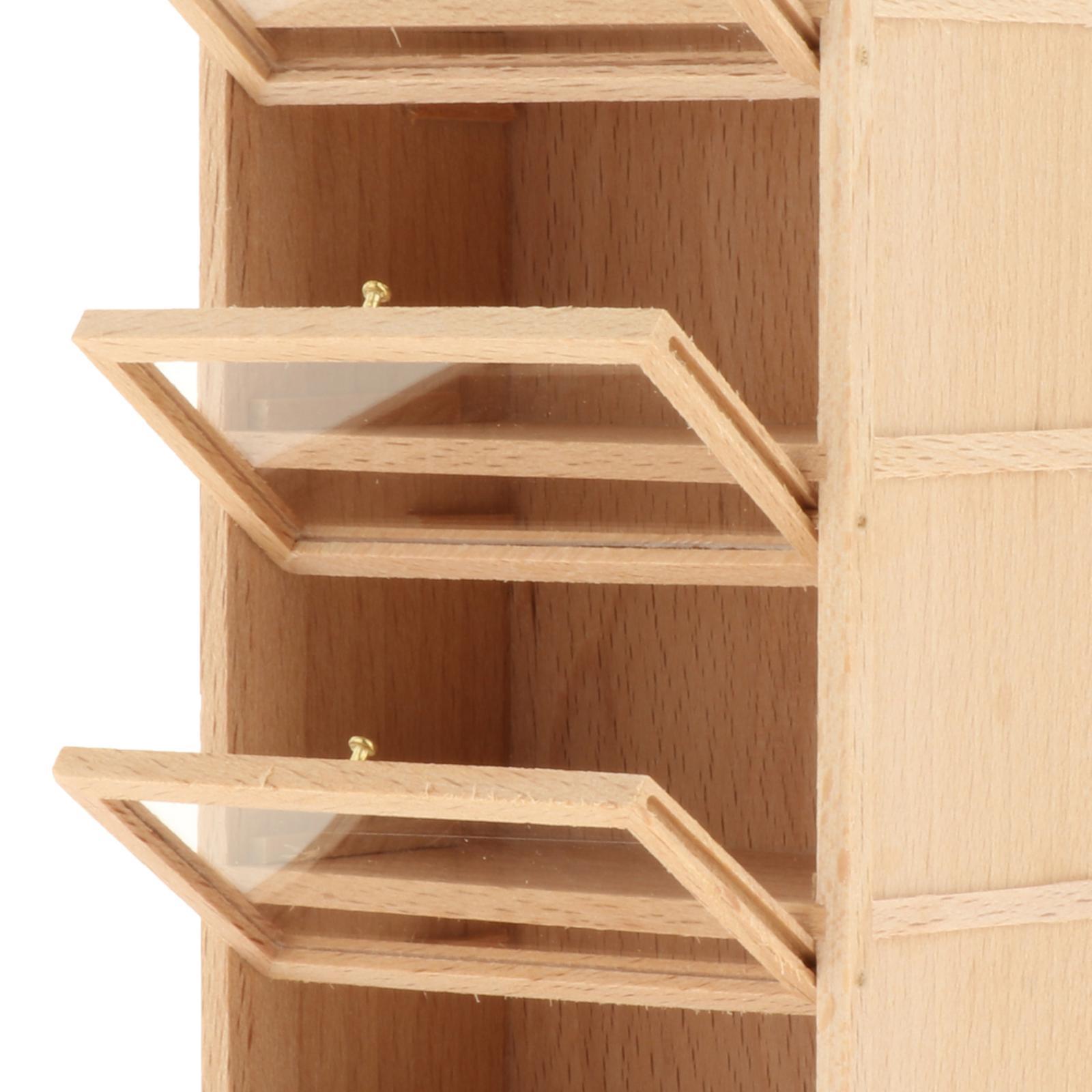 1:12 ドールハウス木製本棚家具 3 階建て本棚手作りディ - Bookcase Wood Shelf のレビューと価格