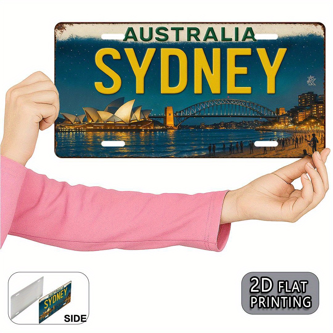 オーストラリア シドニー ナンバープレート ブリキ看板 -  - Home Office Australia のレビューと価格