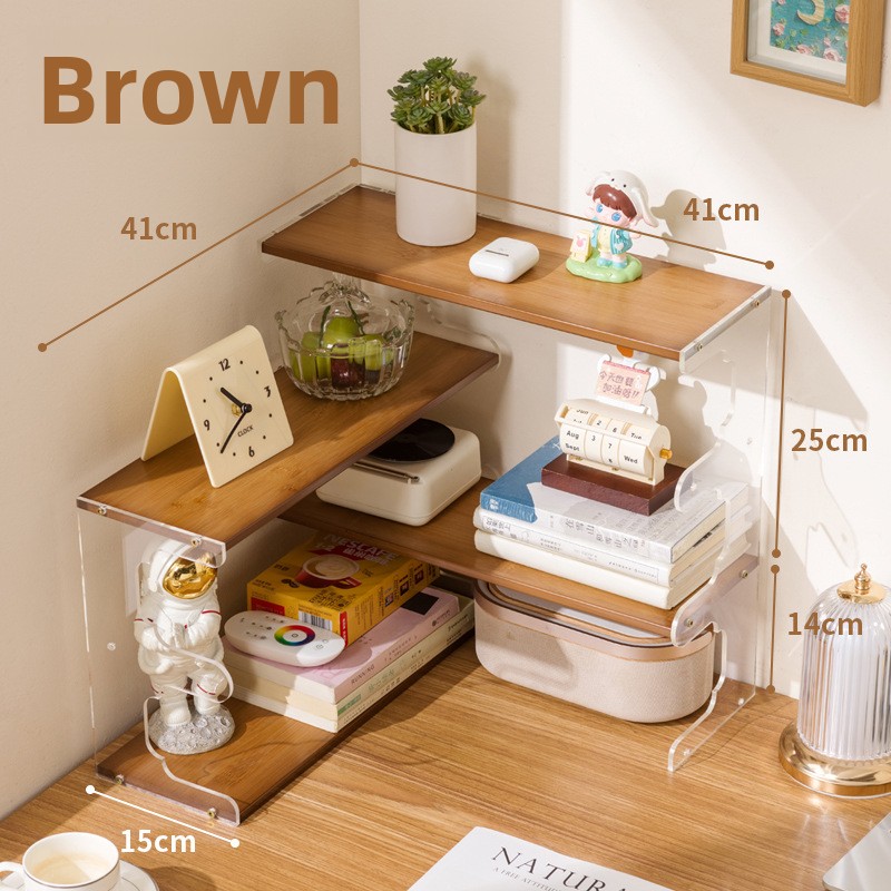 耐久性のある無垢材の本棚コーナーシェルフ学生用デスク収納ラッ - Bookcase Wood Shelf のレビューと価格